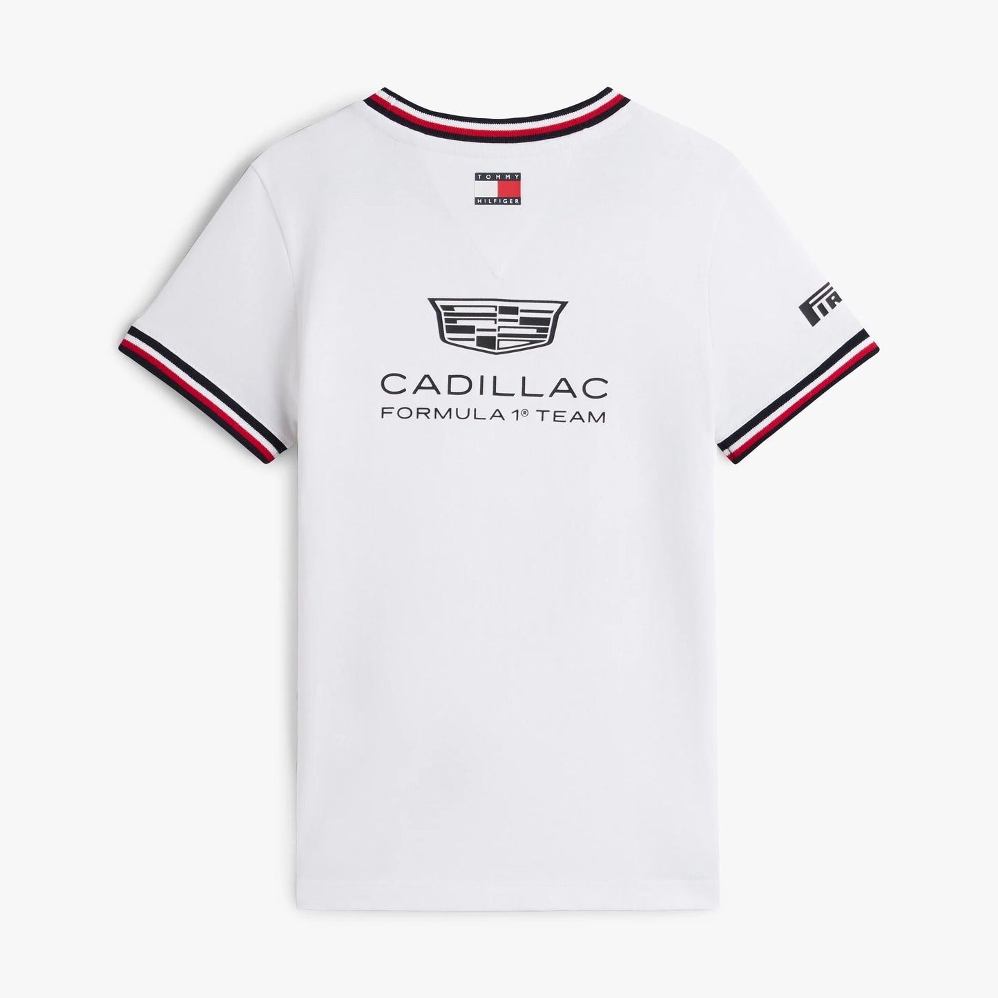 Cadillac F1 Team x Tommy Hilfiger Men's Logo T-Shirt Bright White 2026 - Fanwear
