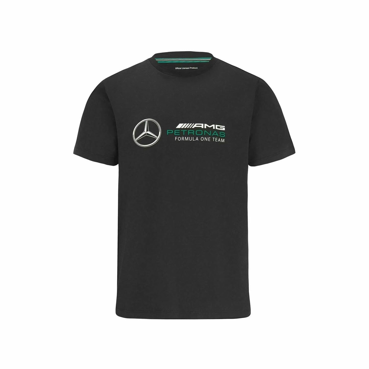 Mercedes-AMG Petronas Formula 1 Team Women's Large Logo T-Shirt Black 2024-Fanwear