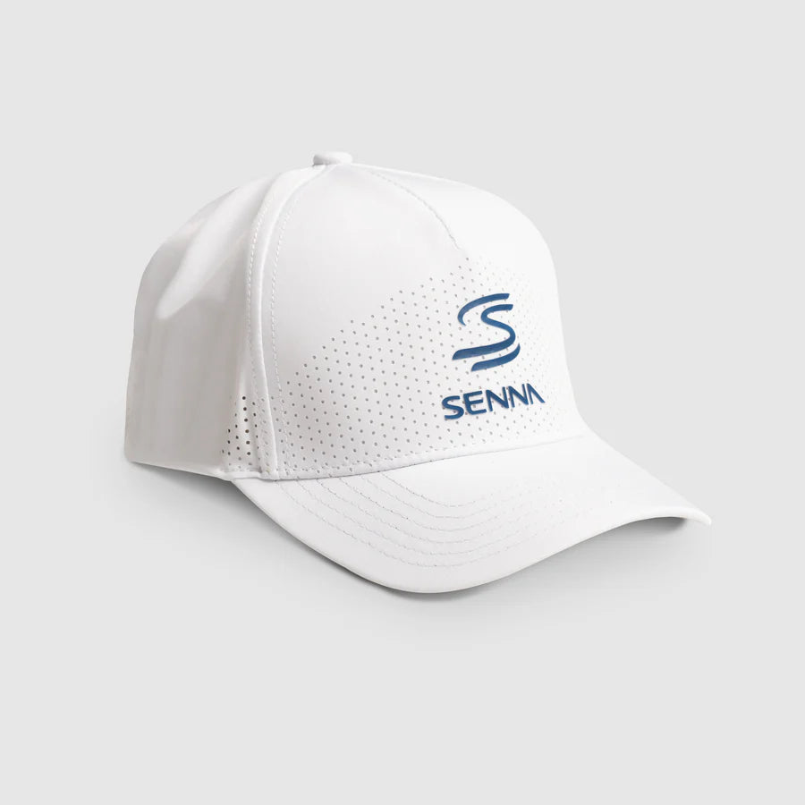 Ayrton Senna Leisure Cap White 2025-Fanwear