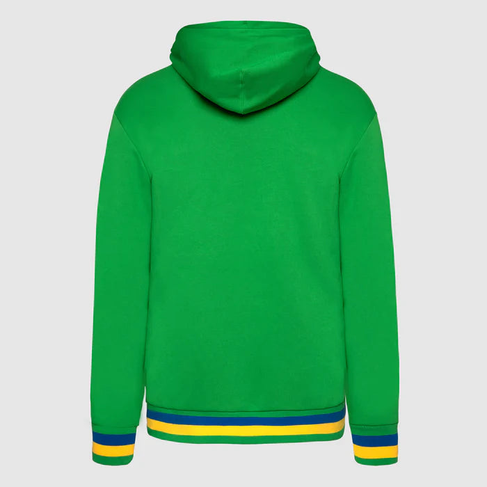 Ayrton Senna Men's Collegiate Hoodie Green 2025-Fanwear