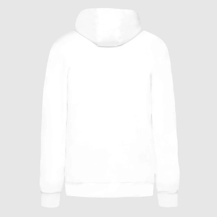 Ayrton Senna Men's Stripe Pullover Hoodie 2025 White