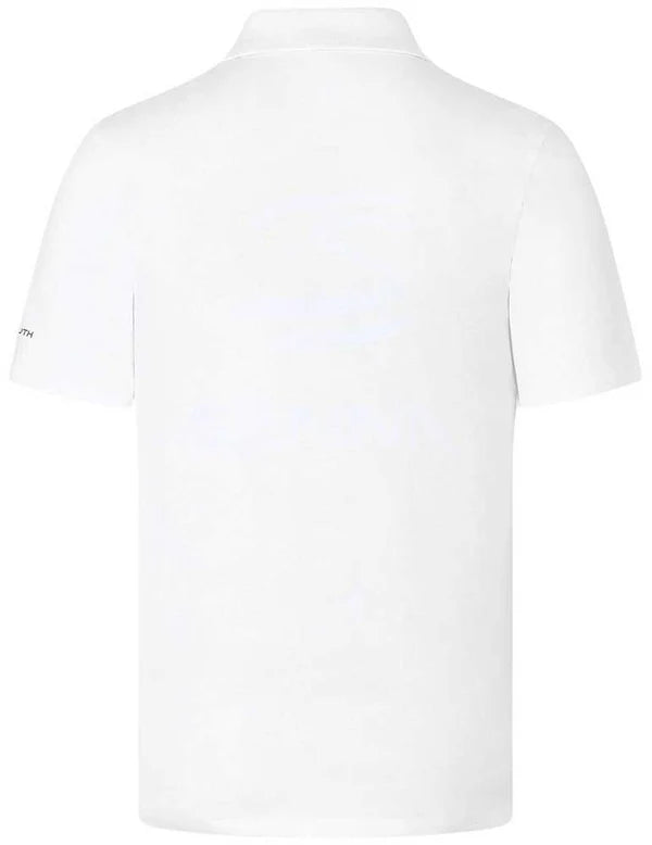 Ayrton Senna Men's Logo Polo Bright White 2024-Fanwear