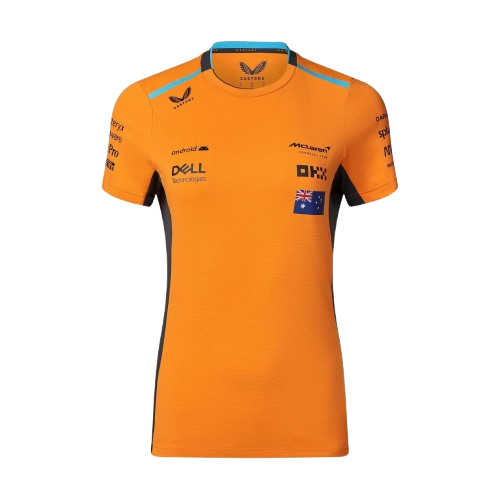 Mclaren Women's Set Up T-Shirt Oscar Piastri Autumn Glory 2023-RP Teamwear