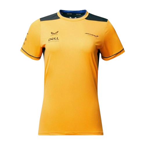 Mclaren F1 Women's 2022 Team Replica Set Up T-Shirt Papaya