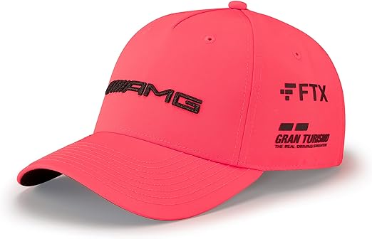 Mercedes-AMG Petronas Formula 1 Team Special Edition Monza Lewis Hamilton Neon Party Baseball Cap Neon Pink 2022 - Rp Teamwear