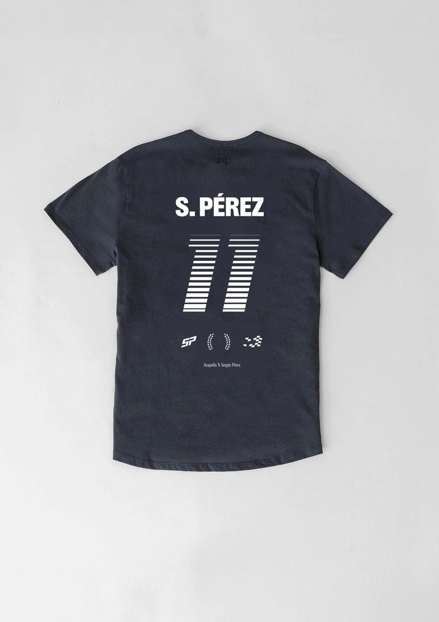 Sergio Perez T-Shirt Navy 2023