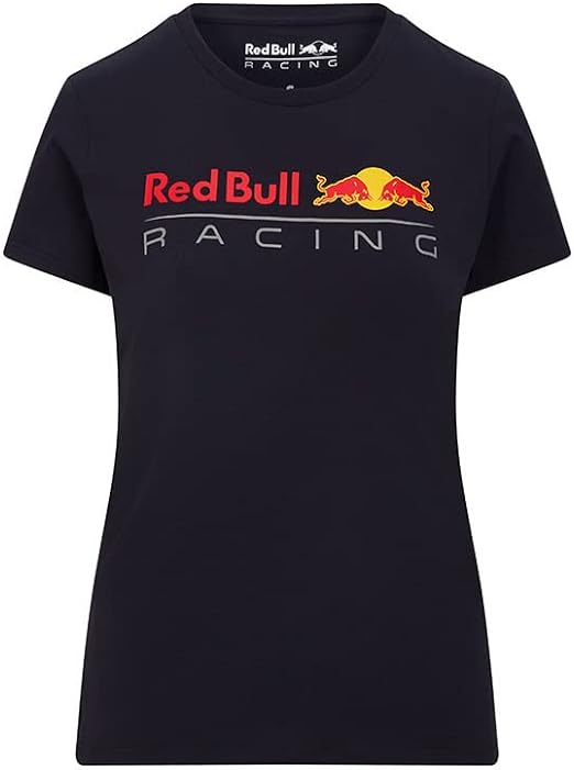 Red Bull Racing Women's Large Logo T-Shirt Blue 2022-Fanwear