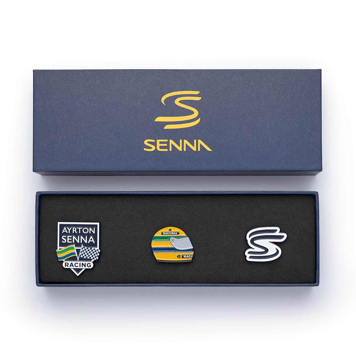 Ayrton Senna Fanwear Pin Badges - Multicolor Pack 2024