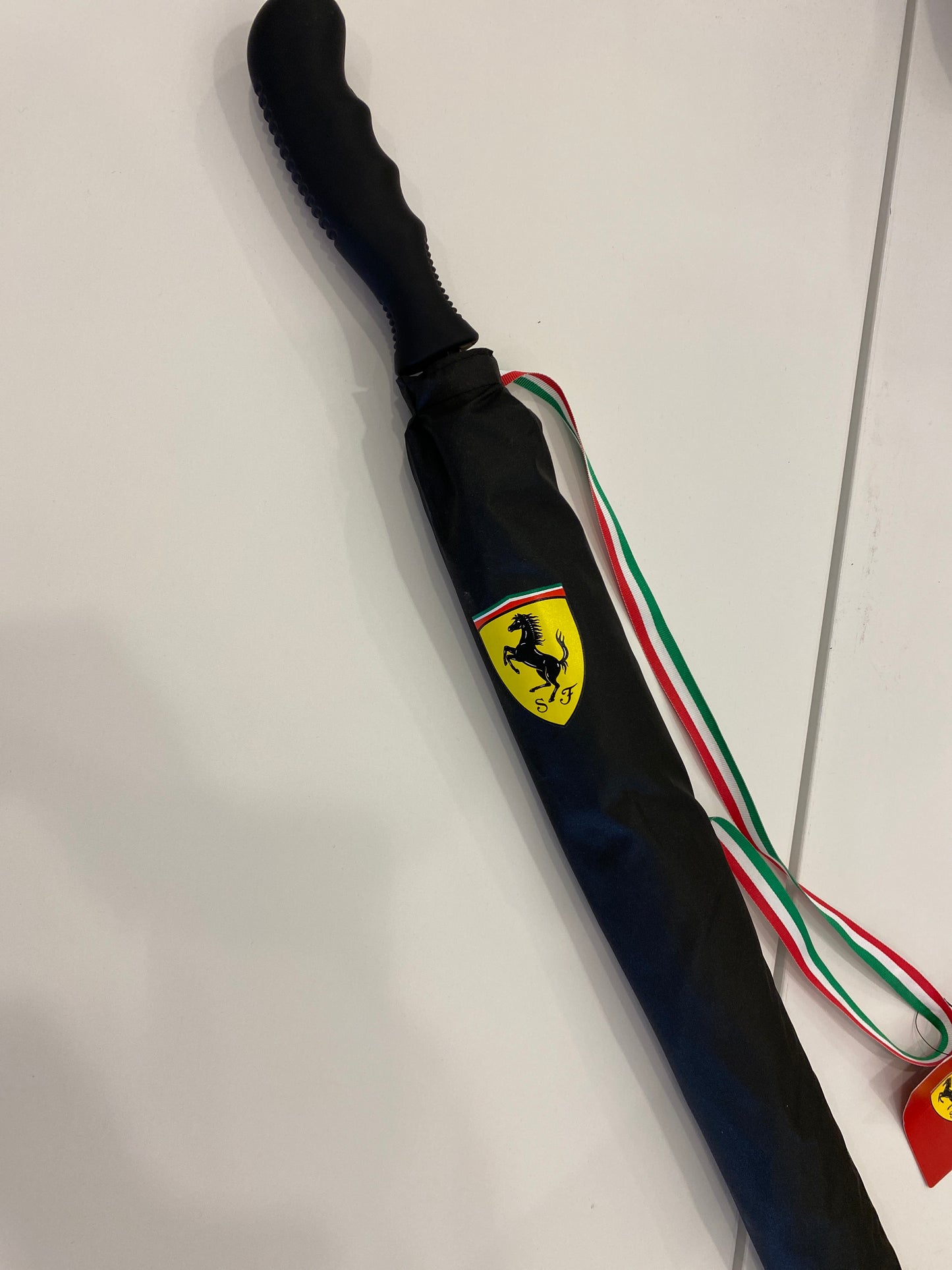 Scuderia Ferrari Large Black Umbrella - Fanwear
