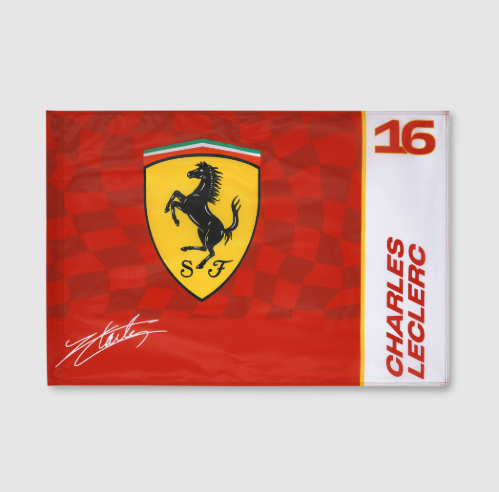 Scuderia Ferrari Fanwear Leclerc Red Flag 60x90 - 2024