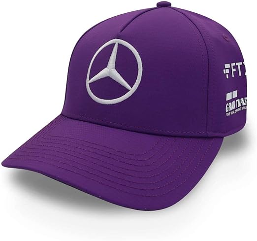 Mercedes-AMG Petronas Formula 1 Team Men's Lewis Hamilton Driver Baseball Cap Purple 2022-RP Teamwear