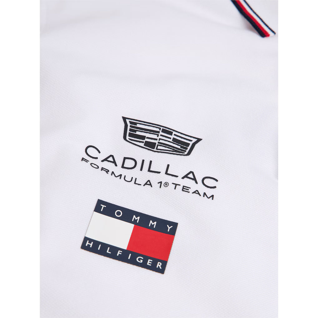 Cadillac F1 Team x Tommy Hilfiger Men's Polo White 2026 - RP Teamwear