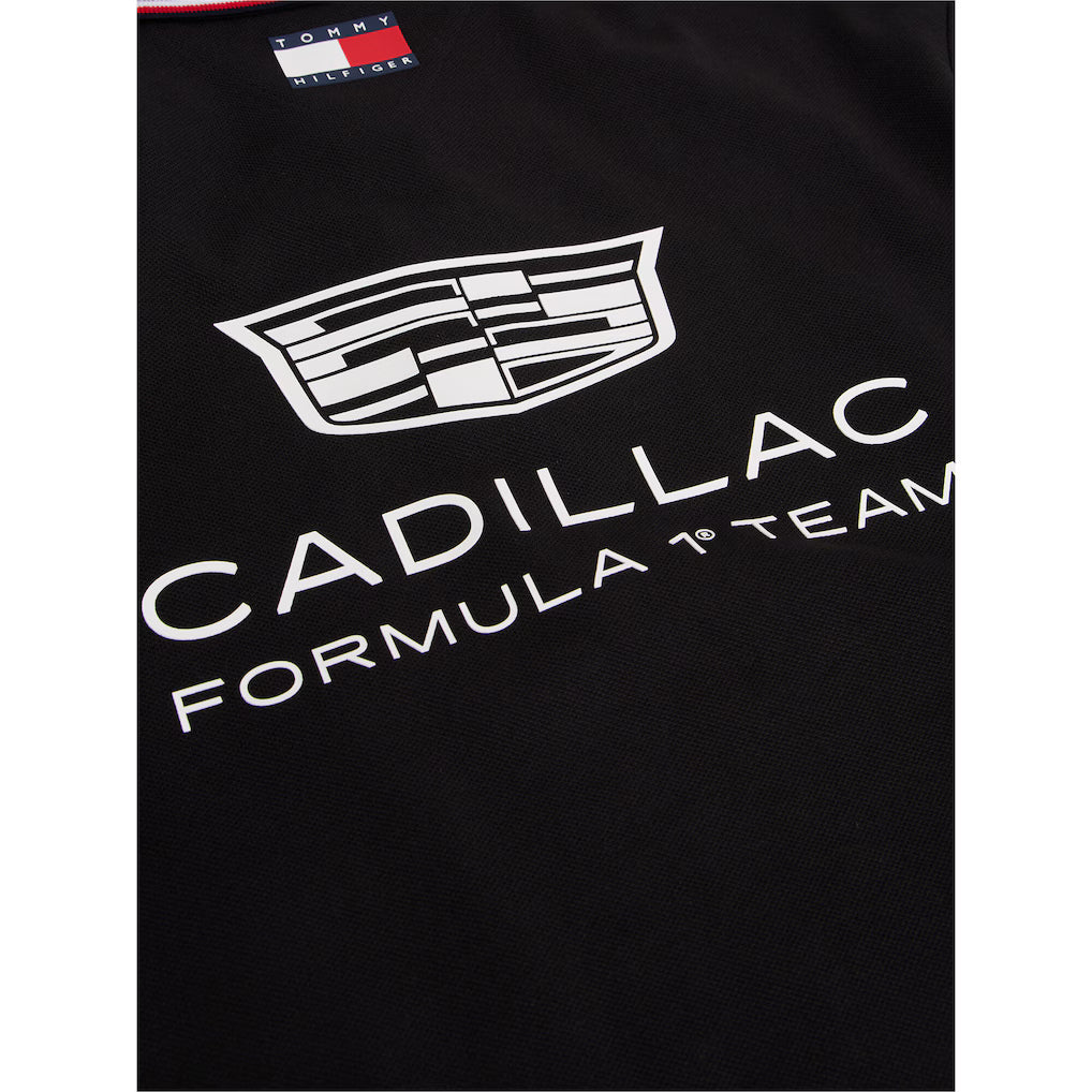 Cadillac F1 Team x Tommy Hilfiger Men's Polo Black 2026 - RP Teamwear