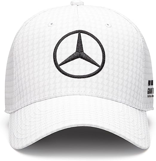 Mercedes-AMG Petronas Formula 1 Team Kids Lewis Hamilton Col Driver Baseball Cap White 2023-RP Teamwear