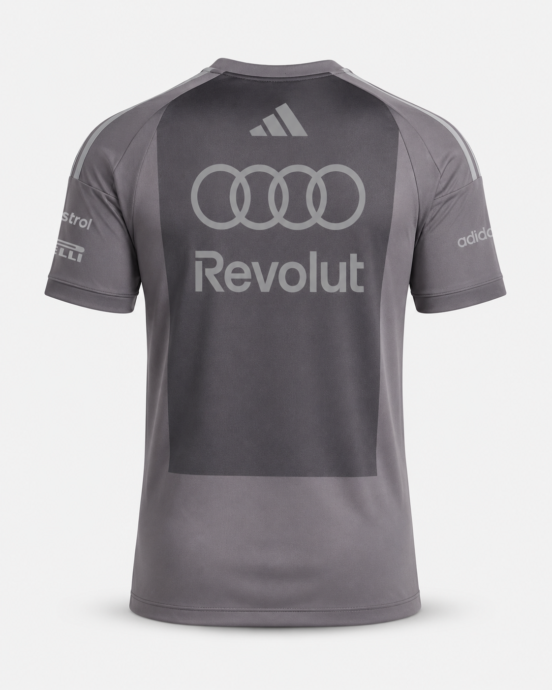 Audi F1 Team Driver Jersey Short Sleeve Grey 2026 - RP Teamwear