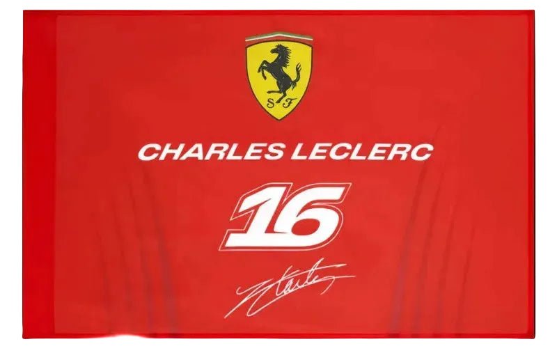Scuderia Ferrari Leclerc Flag Red 2026 - Fanwear