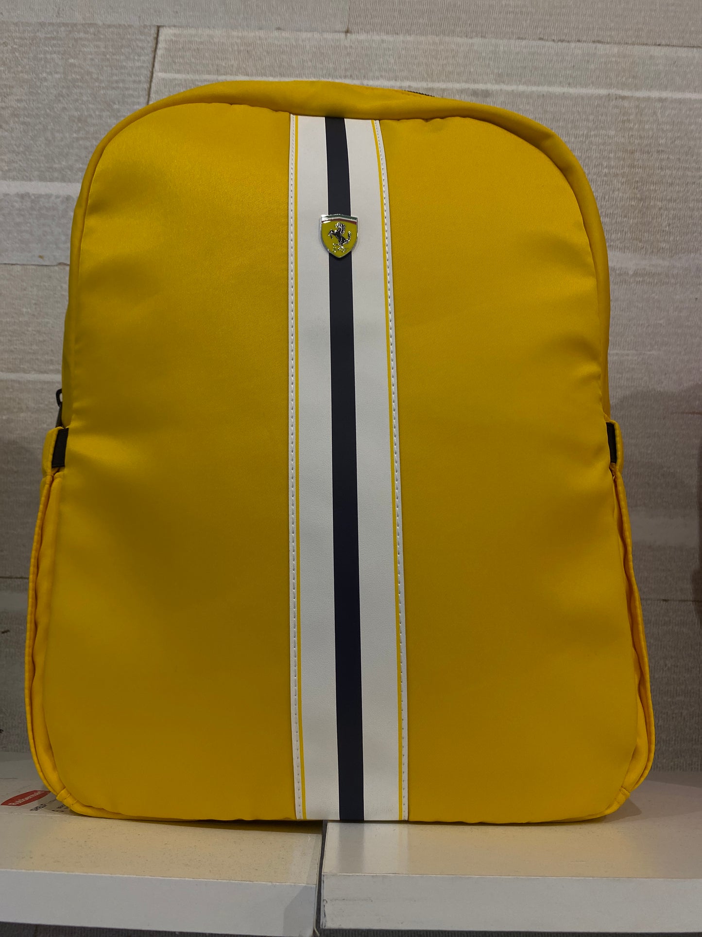 Scuderia Ferrari USB CGM Yellow Backpack
