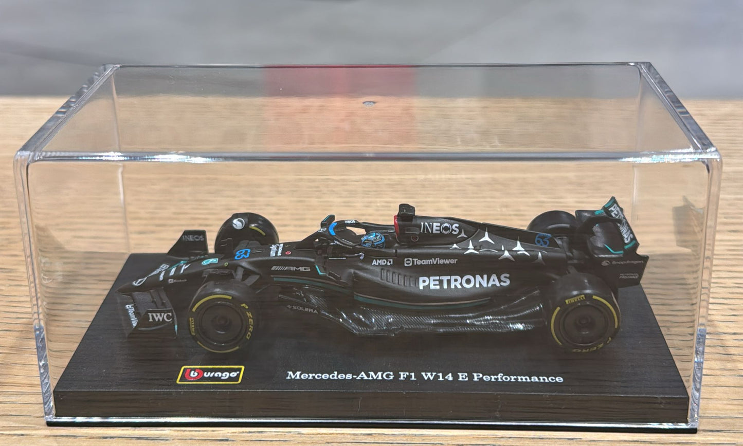 1:43 Scale Model | Mercedes W14 George Russell With Driver Car