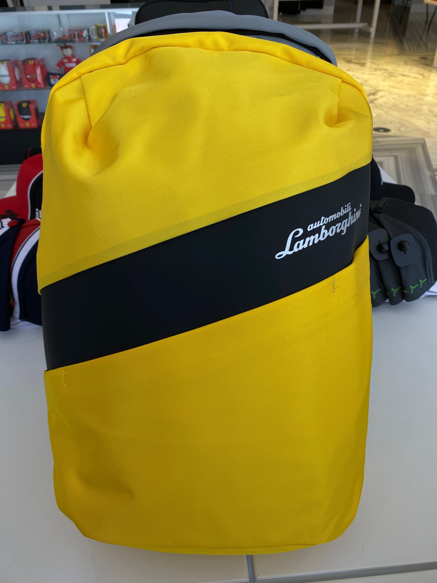 Lamborghini Yellow Backpack