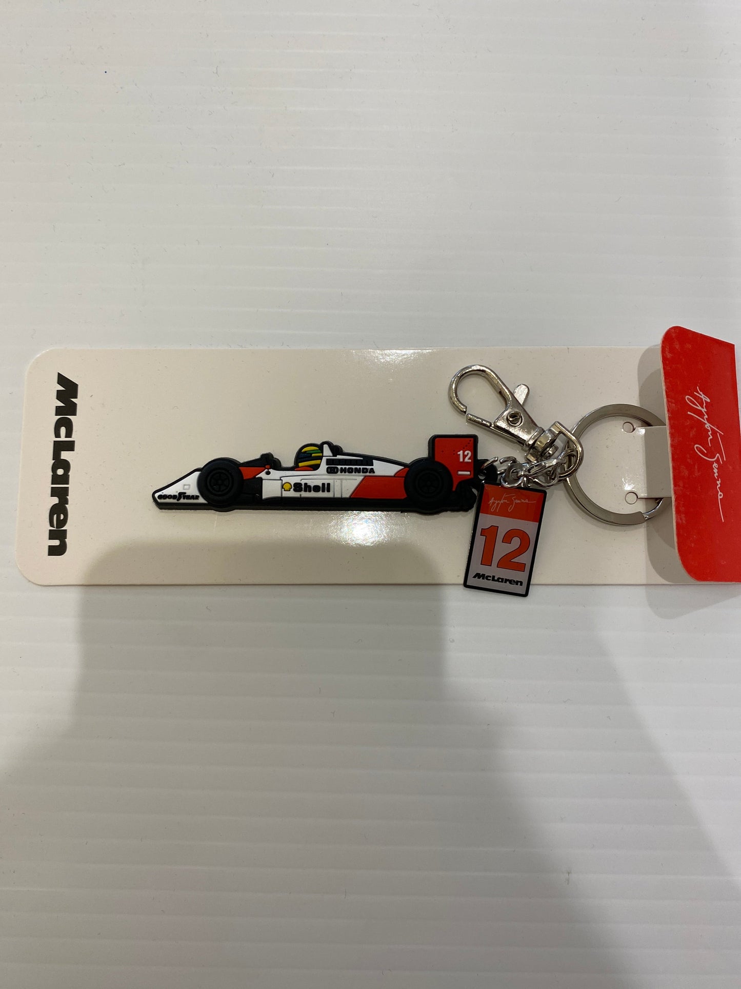 Ayrton Senna McLaren Keyring