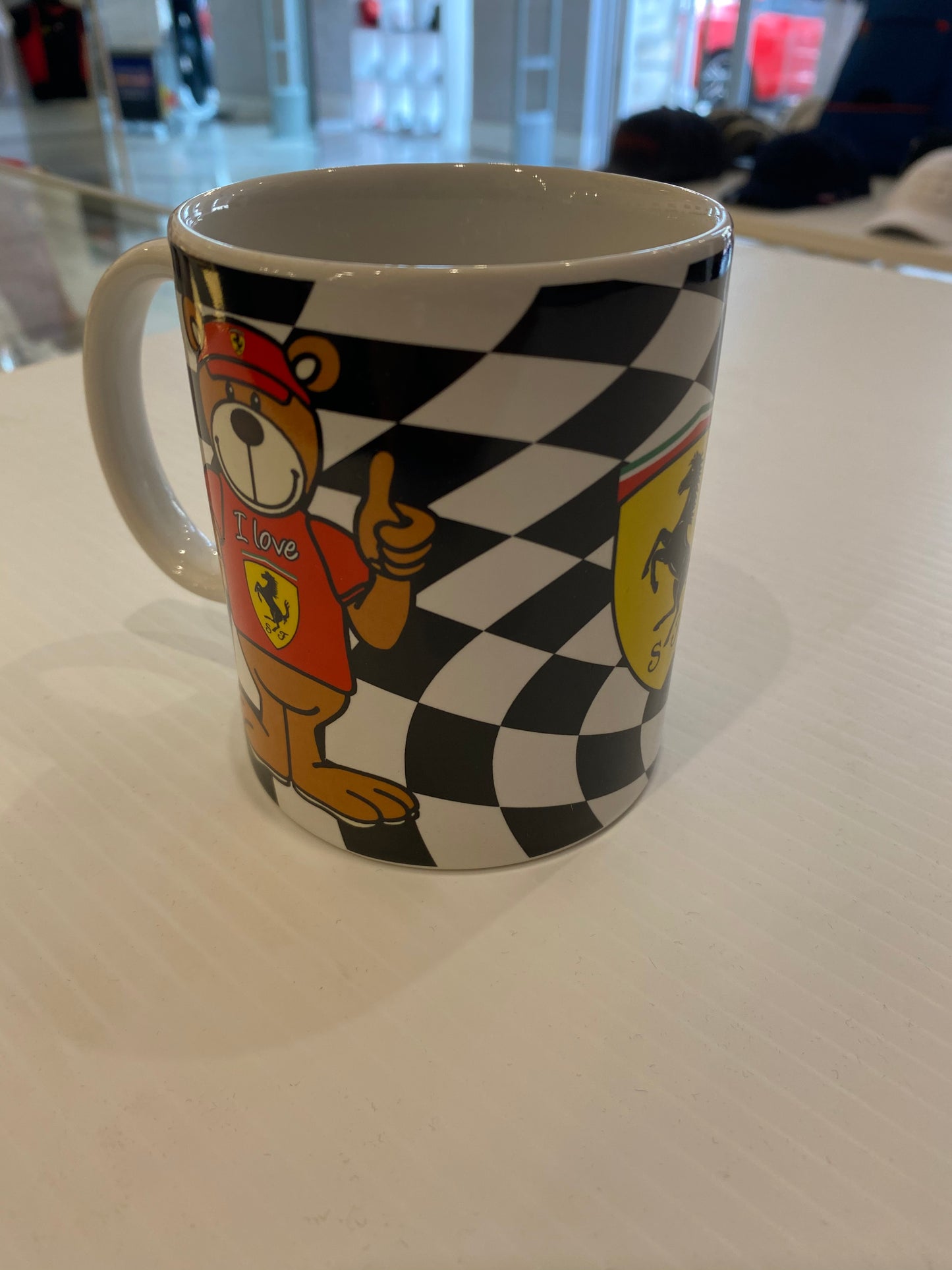 Ferrari Chequered Flag Mug
