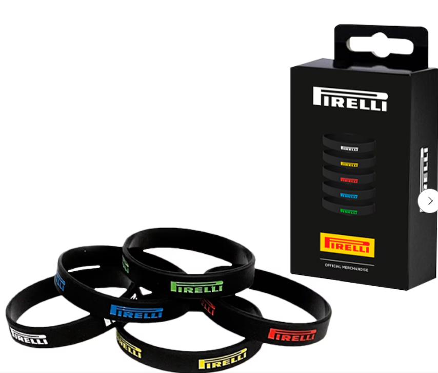 Pirelli Wristband Set 5 Bracelets