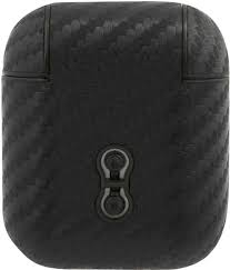 BMW M AirPods 1/2 Case - PU Carbon with Metal Logo - Black