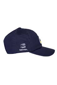 Ayrton Senna Helmet Washed Baseball Cap - Fanwear