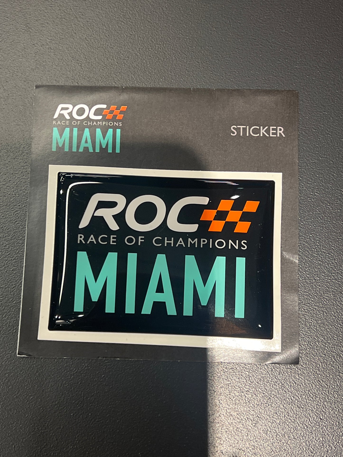 Roc Miami Sticker Black