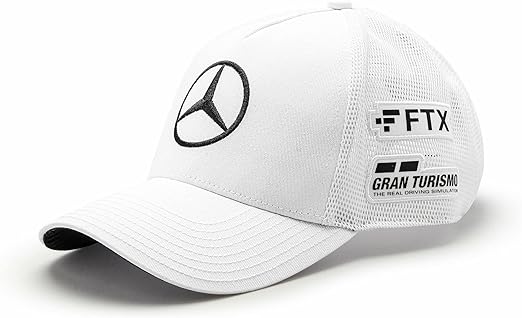 Mercedes-AMG Petronas Formula 1 Team Lewis Hamilton Trucker Cap 2022 White-RP Teamwear