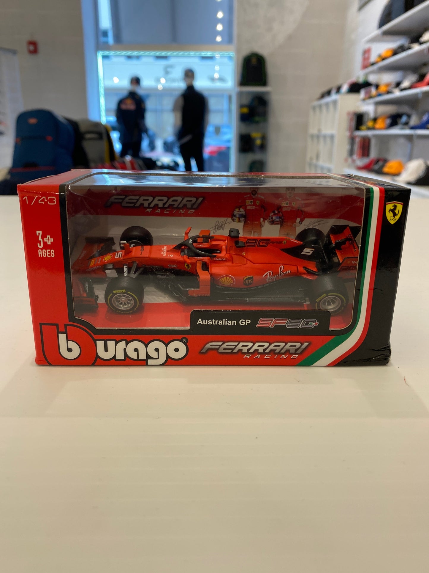 1:43 Scale Model | Scuderia Ferrari SF90 Charles Leclerc and Sebastian Vettel Car