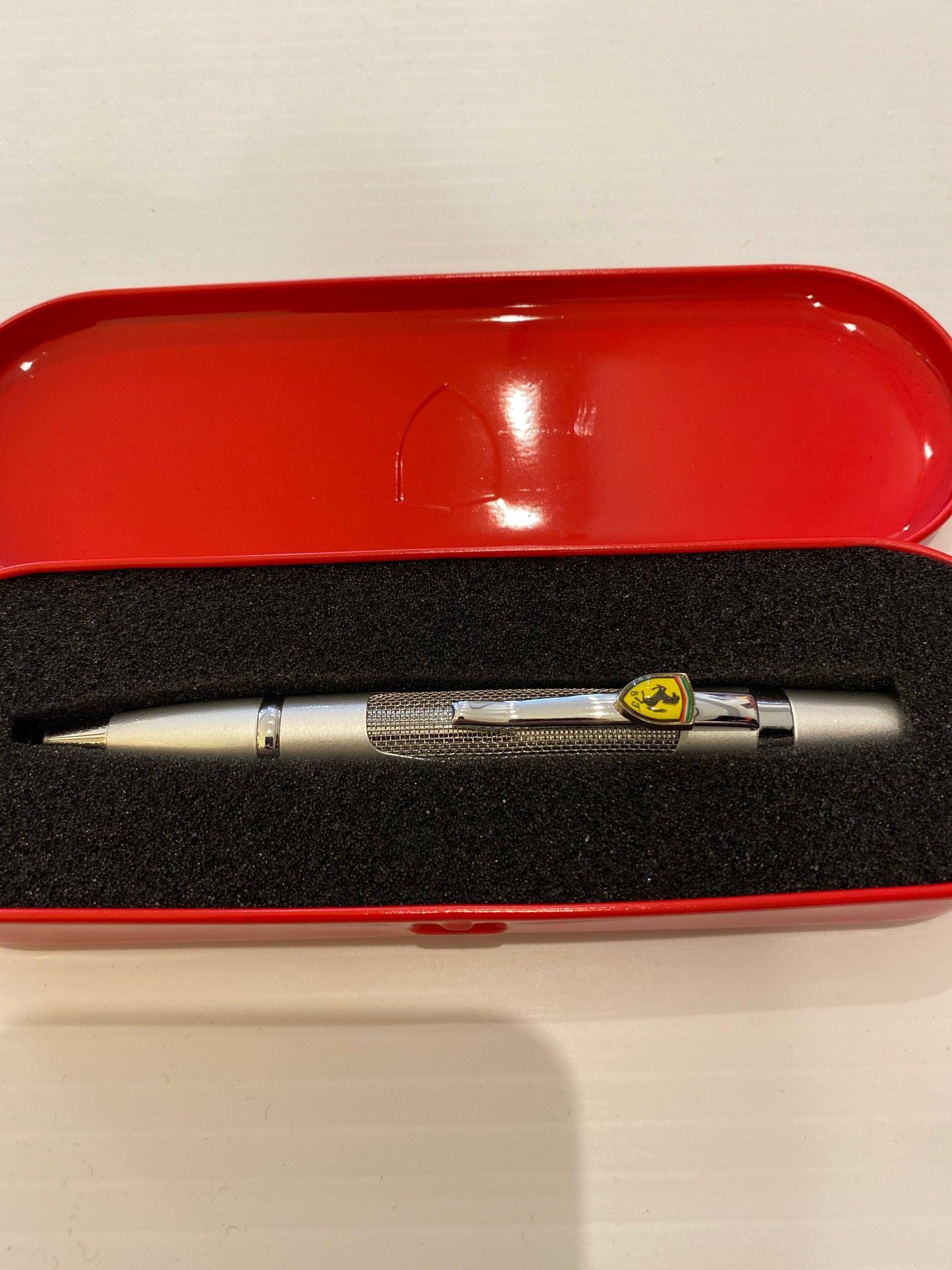 Scuderia Ferrari Fiorano Silver Ball Pen