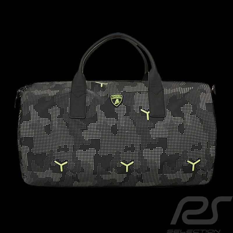Lamborghini Camouflage Weekender Black Bag