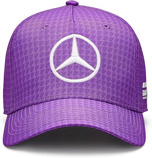 Mercedes-AMG Petronas Formula 1 Team Kids Lewis Hamilton Col Baseball Cap Purple 2023-RP Teamwear