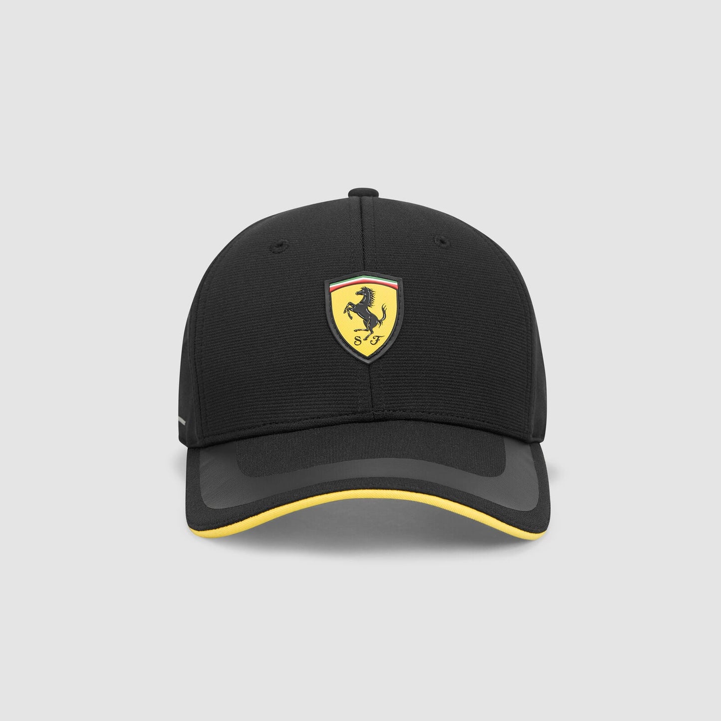 Scuderia Ferrari Puma Tech Cap Black Yellow Brim-Fanwear