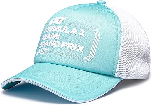 F1 Pastel Miami Trucker Cap Sky-Fanwear