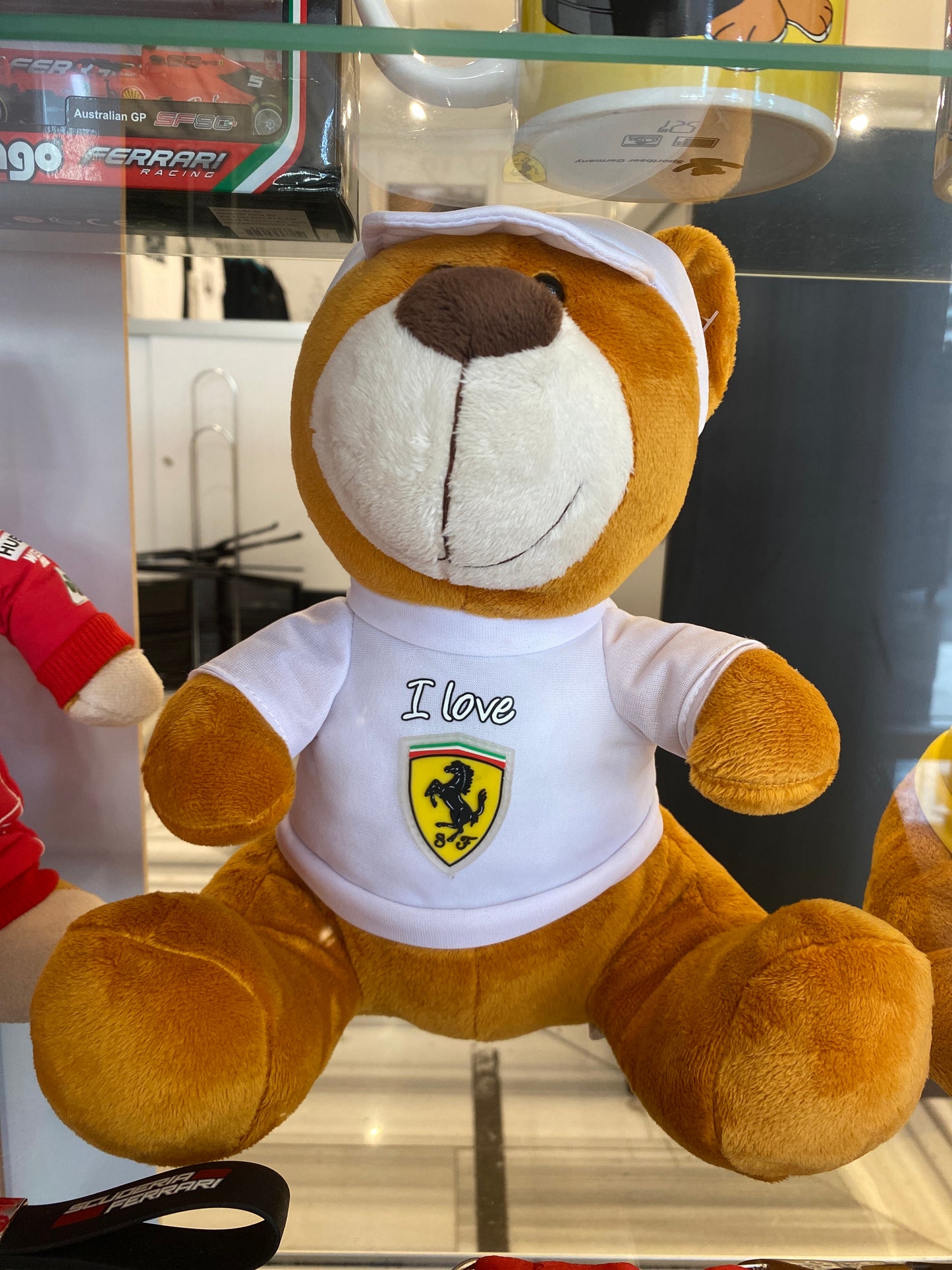 Scuderia Ferrari Teddy White 30Cm