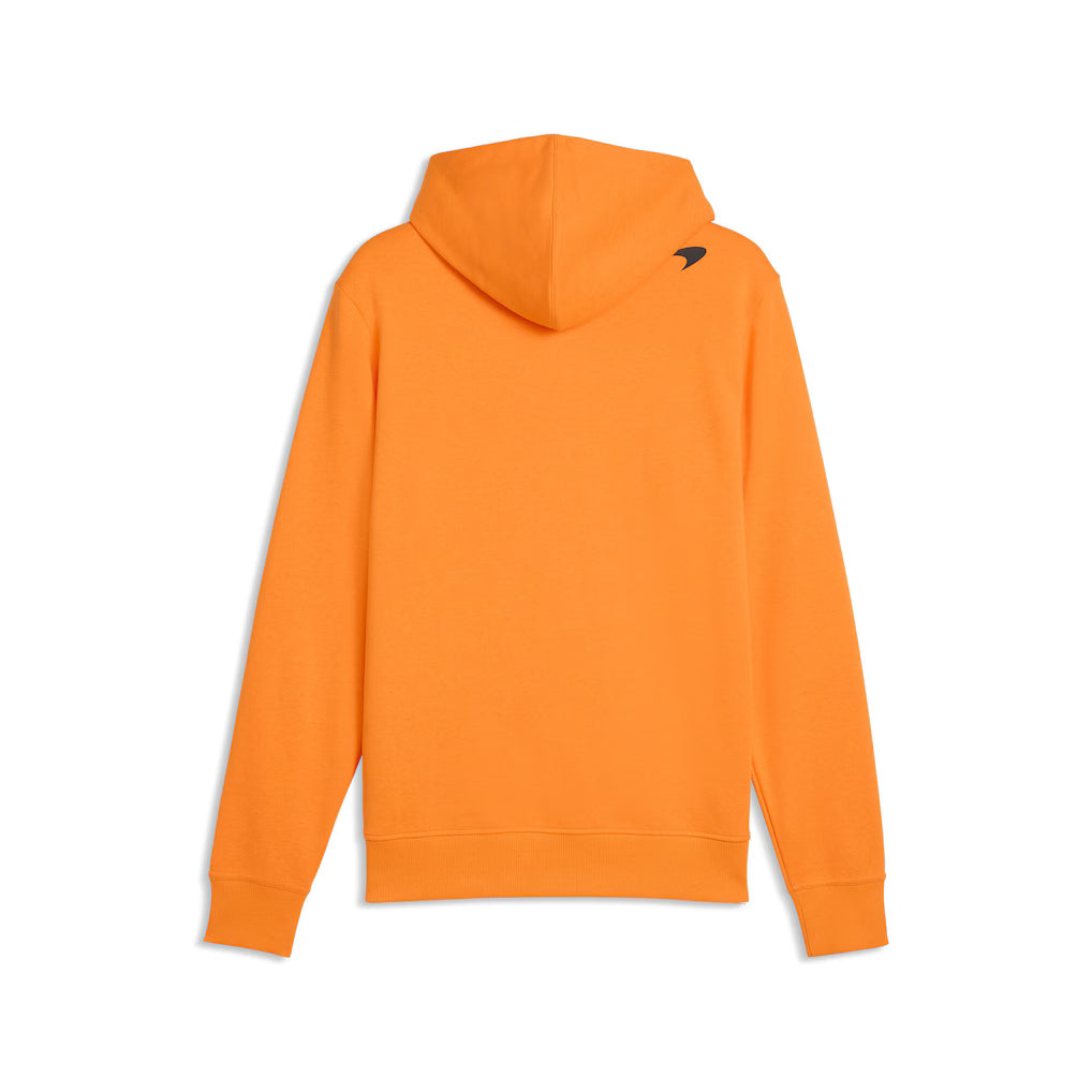 Mclaren Mens Team Core Essentials Logo Hoodie Papaya 2026 - Fanwear