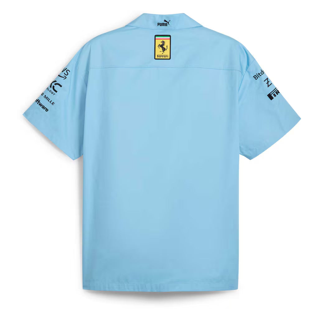 Scuderia Ferrari Special Edition Team Miami Shirt Lazor Blue 2024-RP Teamwear