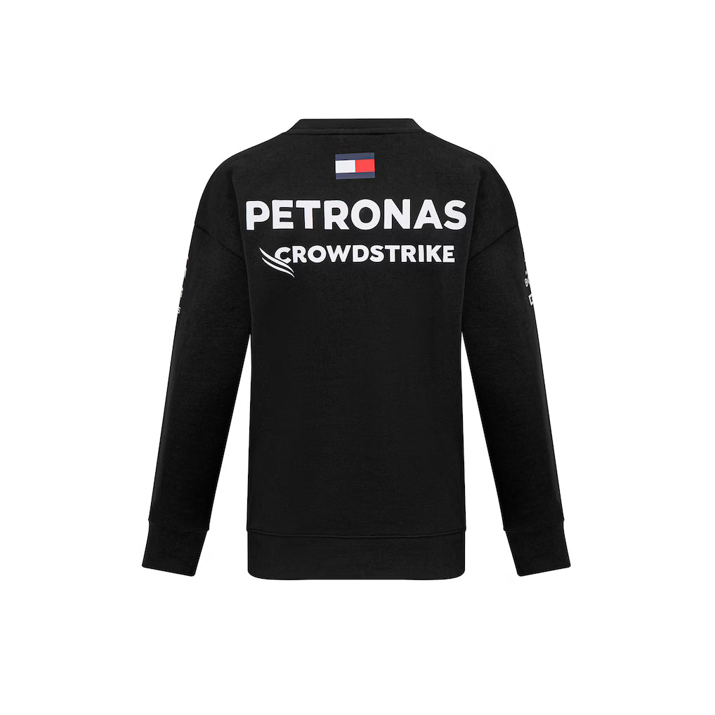 Mercedes-AMG Petronas Formula 1 Team Men's Long Sleeve Driver T-Shirt Black 2023-RP Teamwear