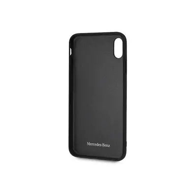 Mercedes iPhone XS Max Hard Case - Leather New Organic III - Navy