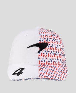 Mclaren Special Edition Men's Silverstone Lando Norris 9Fifty Stretch Snap Danny Ricciardo White-RP Teamwear