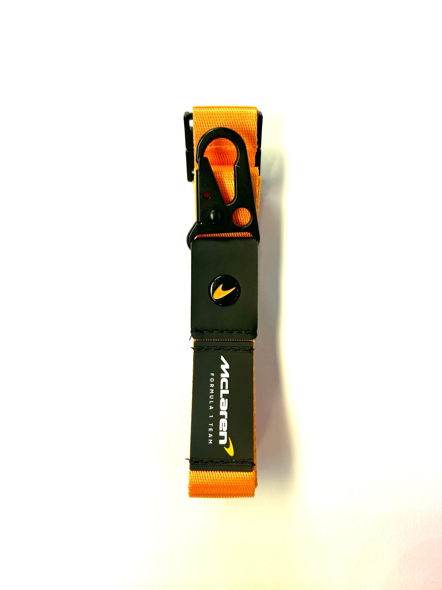 McLaren F1 Team Embossed Nylon Webbing Lanyard Papaya 2023 - Fanwear