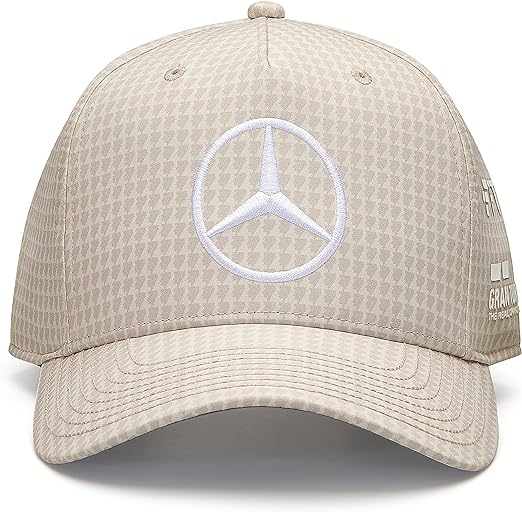 Mercedes-AMG Petronas Formula 1 Team Lewis Hamilton Col Driver Baseball Cap Natural 2023-RP Teamwear