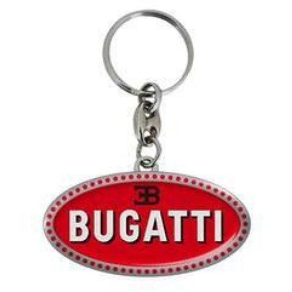 Bugatti Macaron Keyring Red
