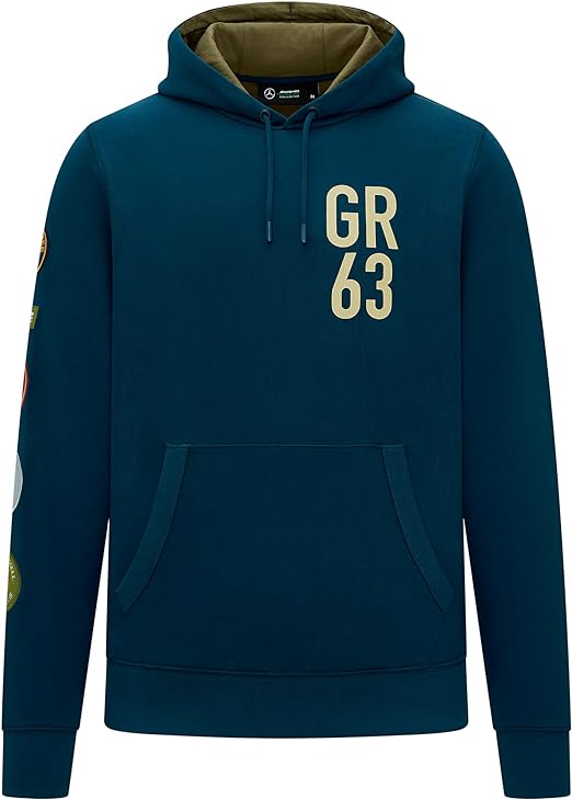 Mercedes-AMG Petronas Formula 1 Team Special Edition George Russel Hoodie Vintage Find Blue 2023-Fanwear