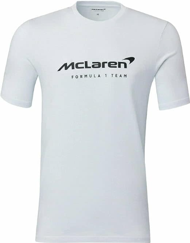 Mclaren Men's Miami Neon Logo T-Shirt White 2022-Fanwear