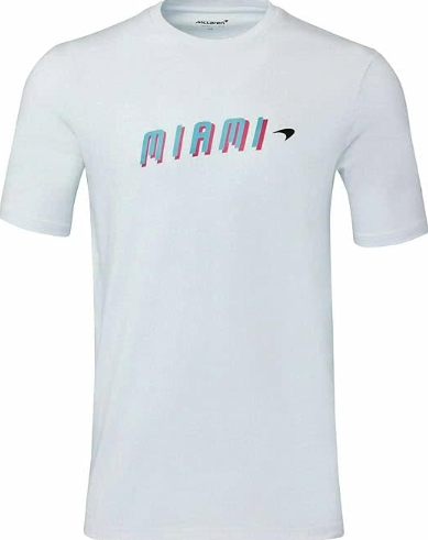 Mclaren Women's Miami Neon Graphic T-Shirt White 2022-Fanwear