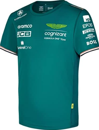 Aston Martin F1 Official Team T-Shirt Kids Green 2023