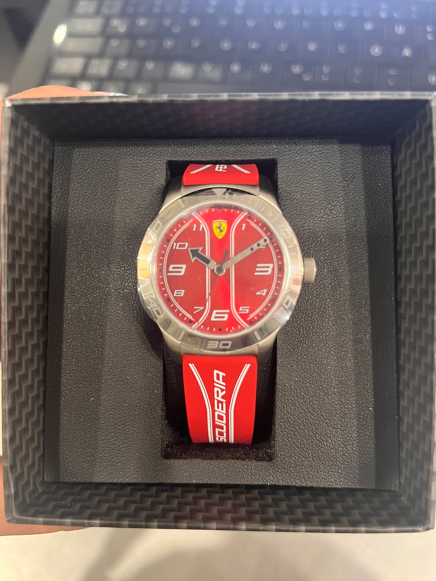 Scuderia Ferrari Watch Academy Kids Silicon Red 34Mm